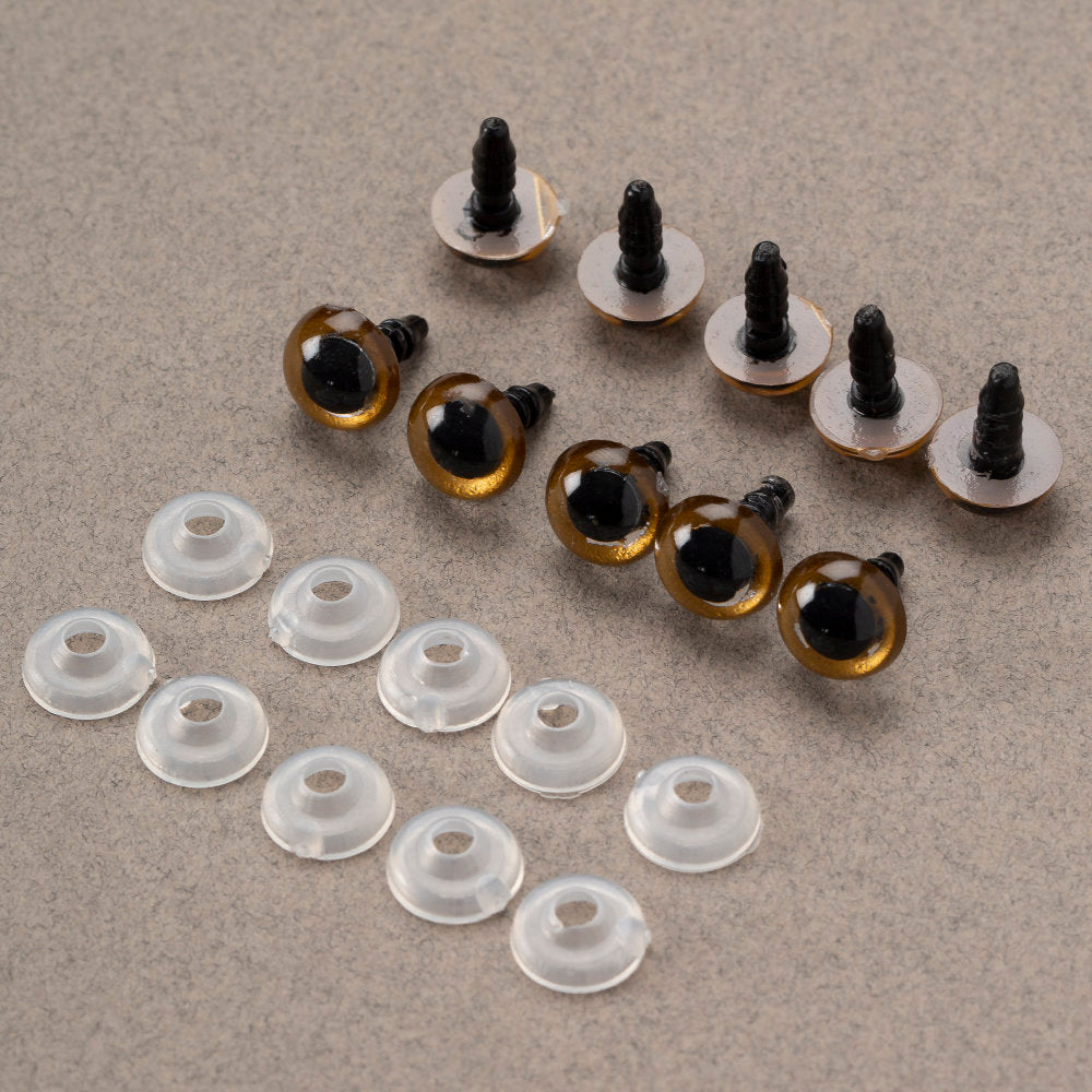 Loren 10 mm Bal Köpüğü 5 çift Amigurumi Göz